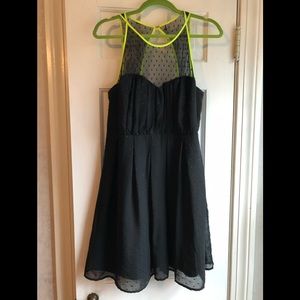 Black Vera Wang Cocktail Party Dress